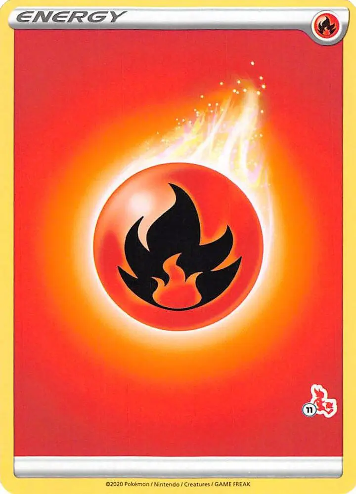 Carte Pokémon Fire Energy #Cinderace 11 — Académie de Combat 2022
