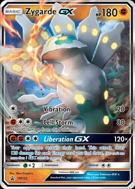 Carte Pokémon Zygarde-GX #SM122 — Jumbo