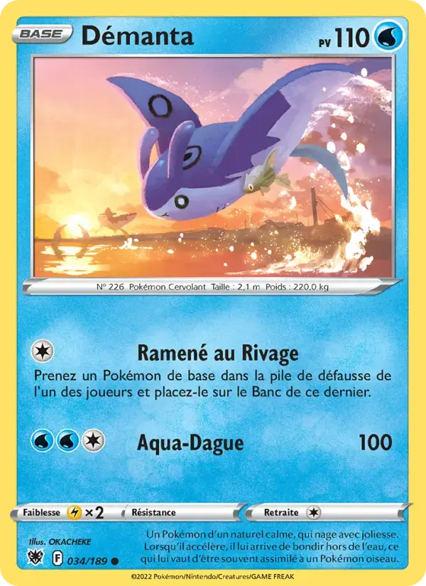 Carte Pokémon Démanta #034 — Astres Radieux