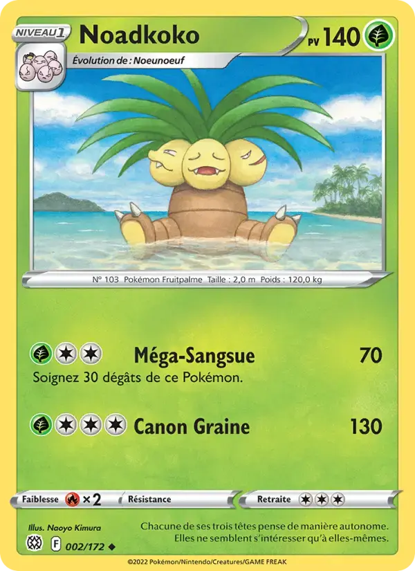 Carte Pokémon Noadkoko #002 — Stars Étincelantes