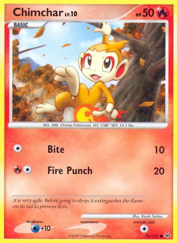 Chimchar #70 — Platinum