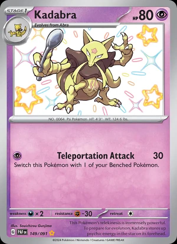 Kadabra #149 — Paldean Fates