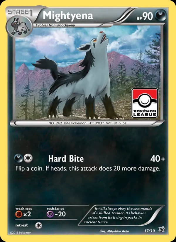 Mightyena #17 — Kalos Starter Set