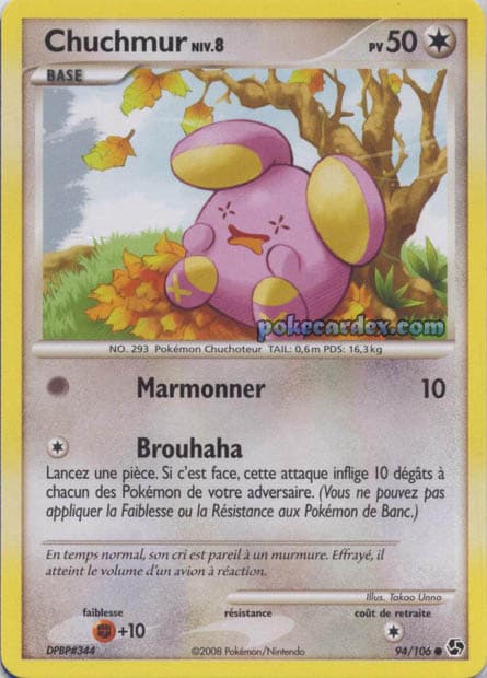 Carte Pokémon Chuchmur #94 — Grands Envols