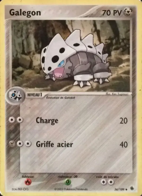 Carte Pokémon Galegon #36 — Rubis & Saphir