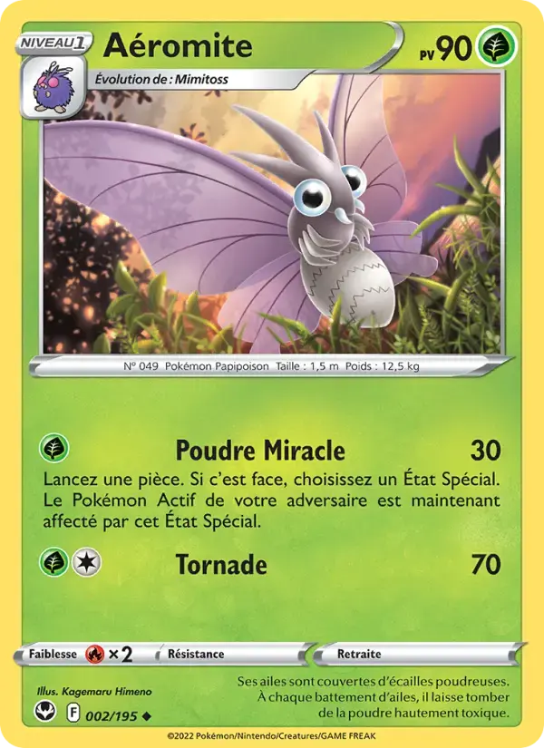 Carte Pokémon Aéromite #002 — Tempête Argentée