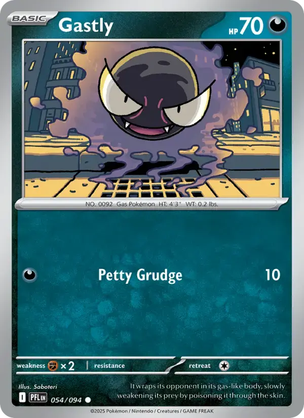 Gastly #054 — Phantasmal Flames