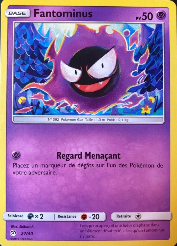 Carte Pokémon Fantominus #27 — 2019 Promo McDonald's