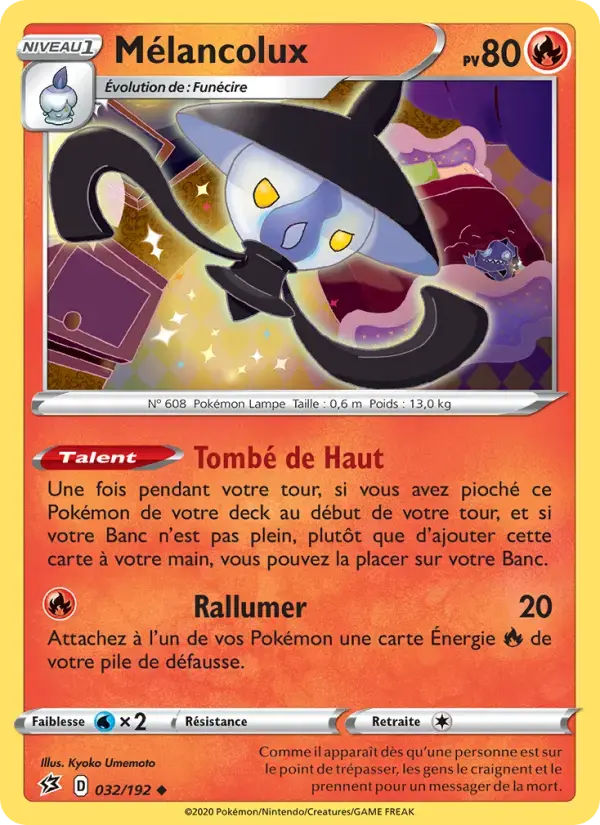 Carte Pokémon Mélancolux #32 — Clash des Rebelles