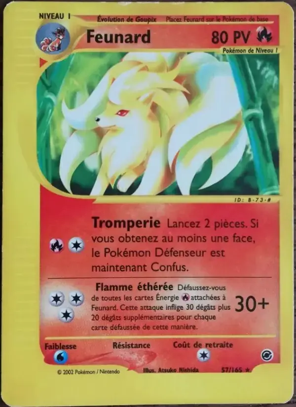 Carte Pokémon Feunard #57 — Expédition