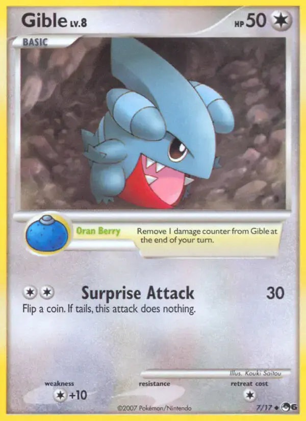 Carte Pokémon Griknot #7 — POP 6