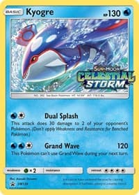 Carte Pokémon Kyogre #SM129 — Promos Soleil et Lune