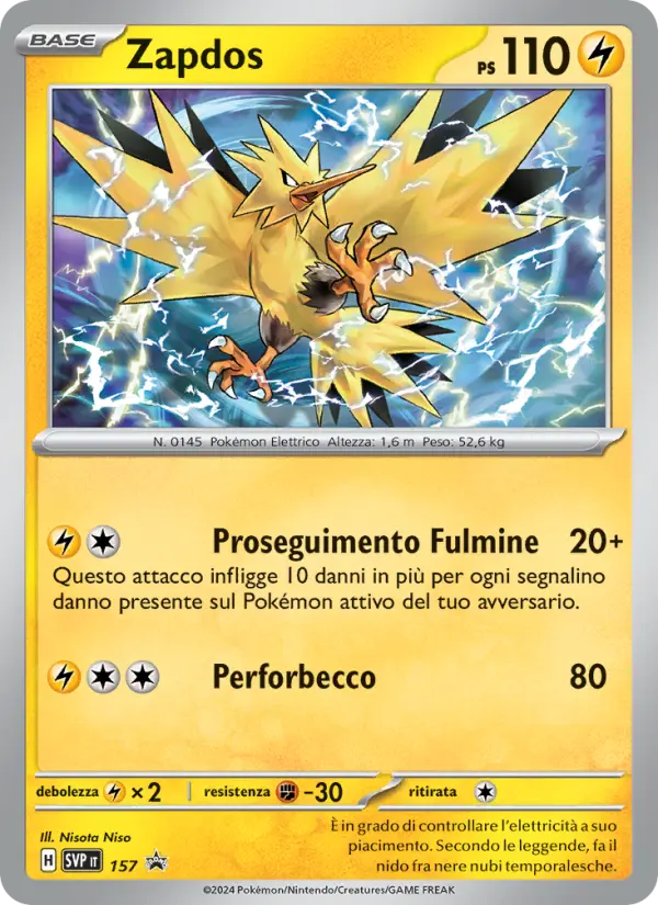 Carte Pokémon Électhor #157 — Promos Écarlate et Violet