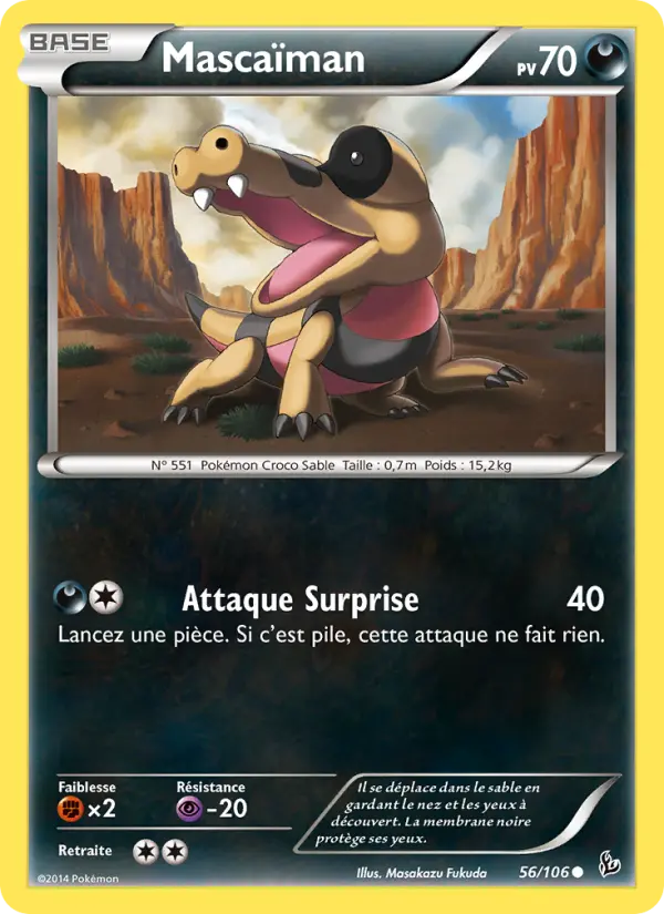 Carte Pokémon Mascaïman #56 — Étincelles