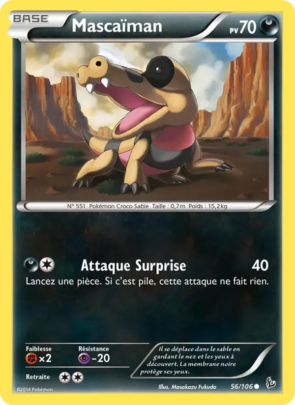 Carte Pokémon Mascaïman #56 — Étincelles