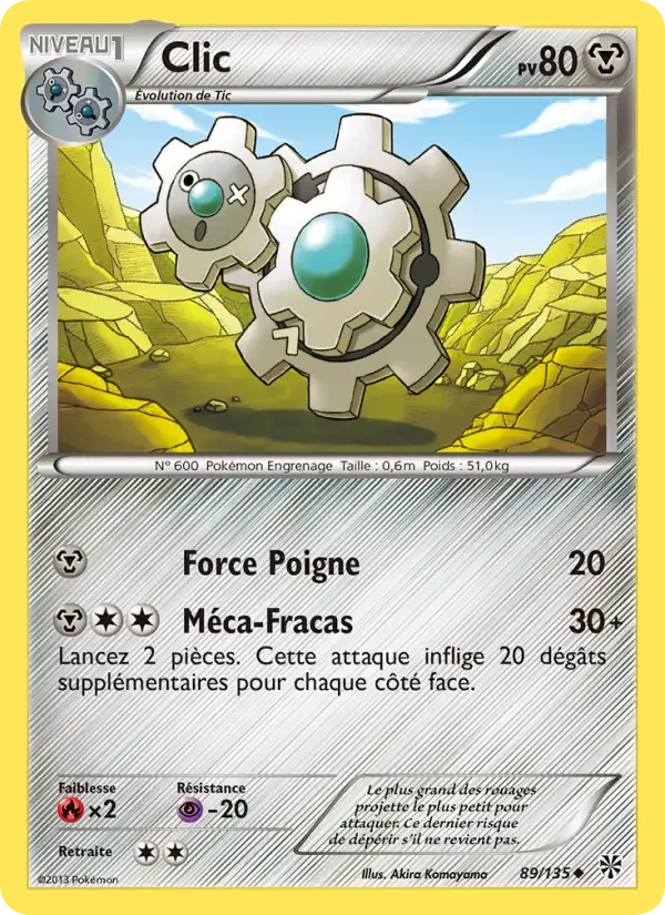 Carte Pokémon Clic #89 — Tempête Plasma
