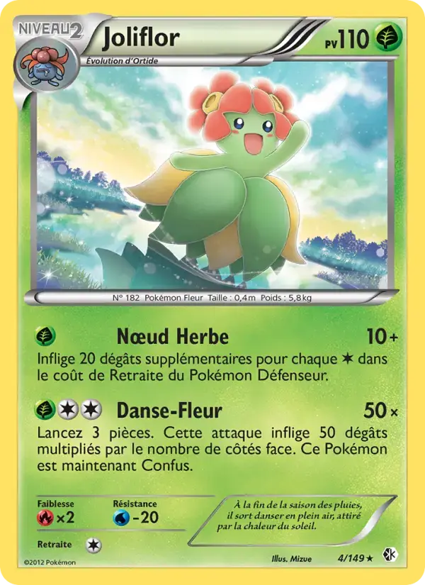 Carte Pokémon Joliflor #4 — Frontières Franchies
