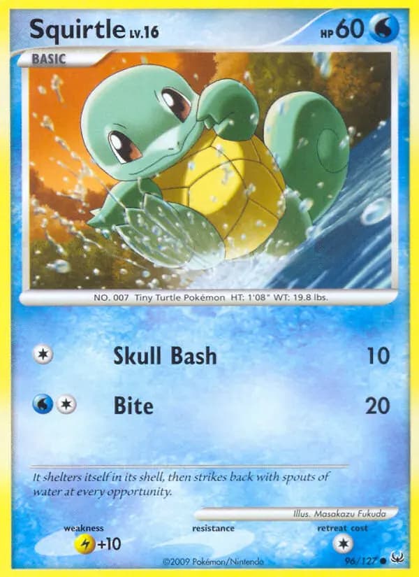 Squirtle #96 — Platinum