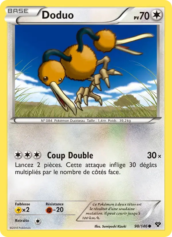 Carte Pokémon Doduo #98 — XY