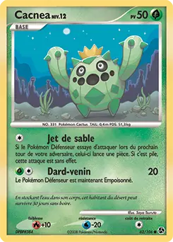 Carte Pokémon Cacnea #62 — Duels au Sommet