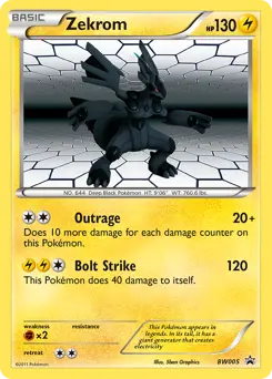 Zekrom #BW05 — Black & White Promos