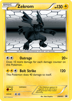 Zekrom #BW05 — Black & White Promos