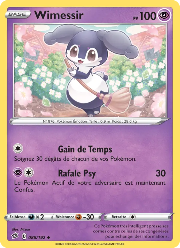 Carte Pokémon Wimessir #88 — Clash des Rebelles