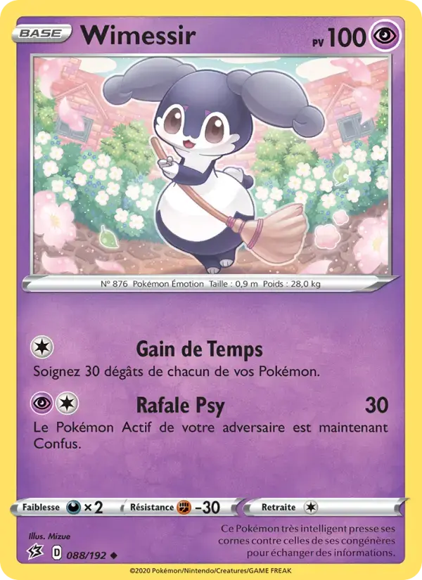 Carte Pokémon Wimessir #88 — Clash des Rebelles