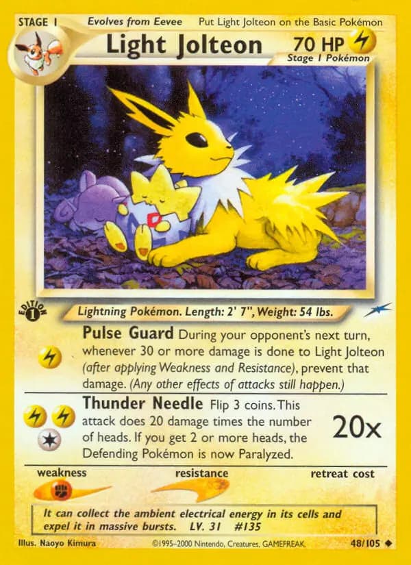 Light Jolteon #48 — Neo Destiny