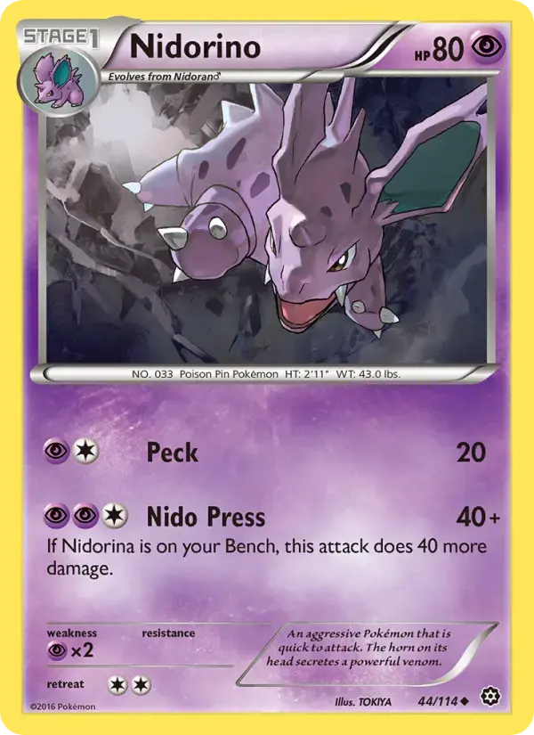 Nidorino #44 — Steam Siege