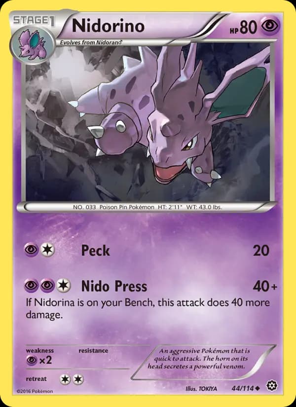 Nidorino #44 — Steam Siege
