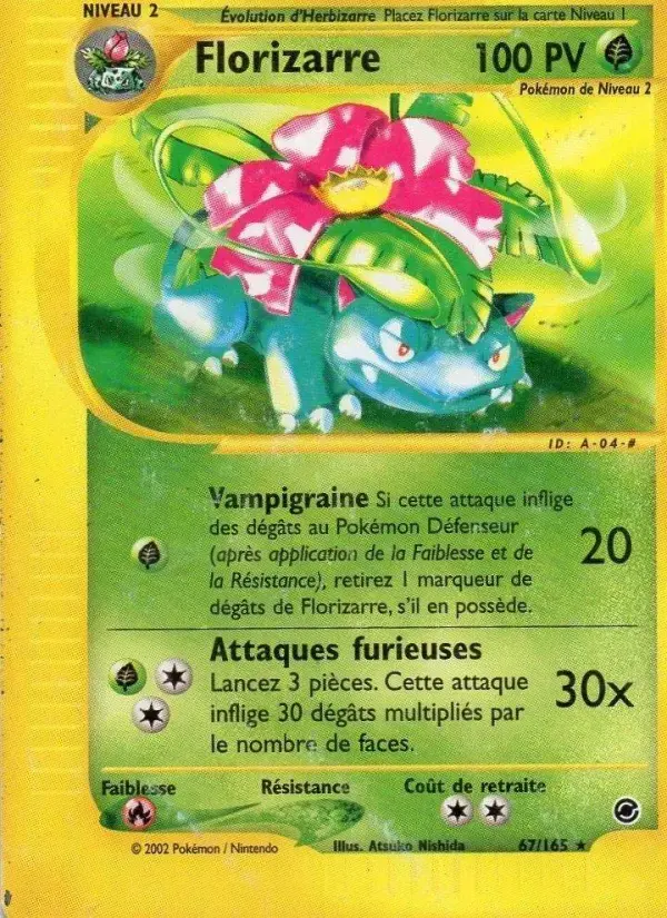 Carte Pokémon Florizarre #67 — Expédition