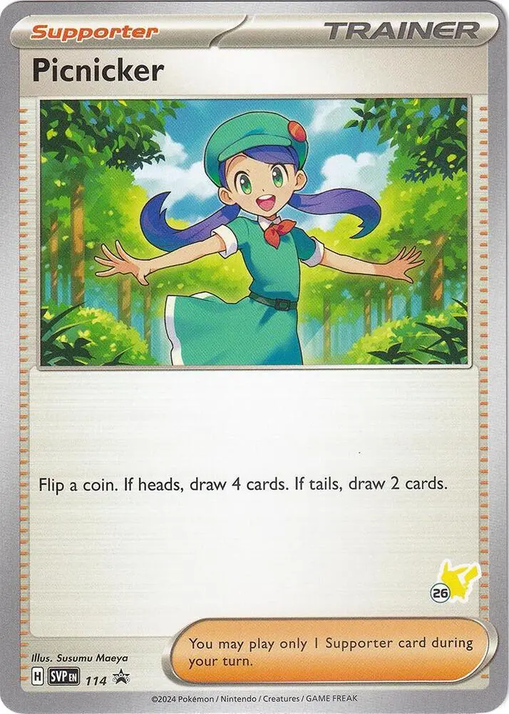 Carte Pokémon Fan de Pique-Nique #Pikachu 26 — Académie de Combat 2024