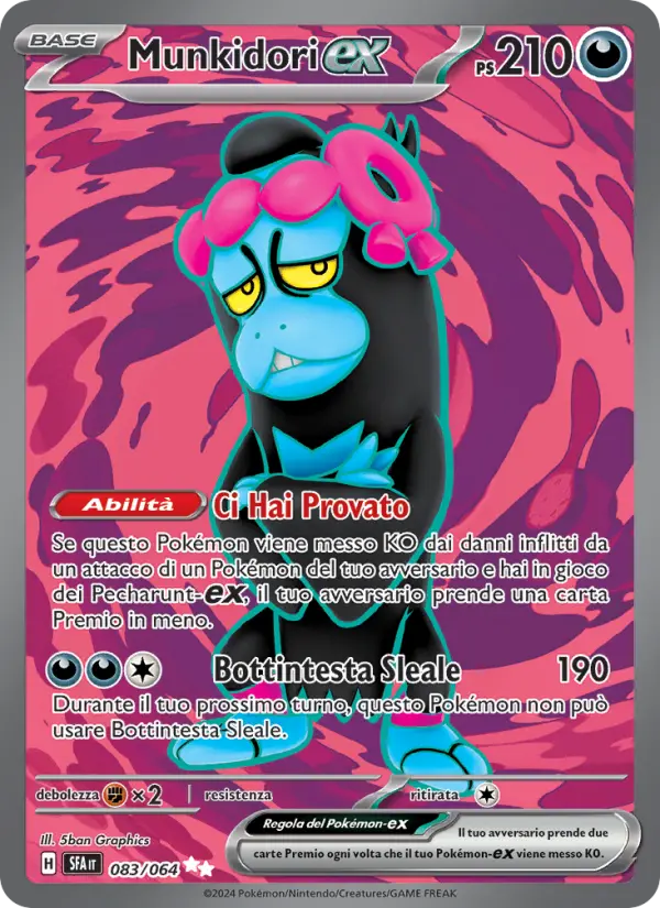 Carte Pokémon Fortusimia-ex #083 — Fable Nébuleuse