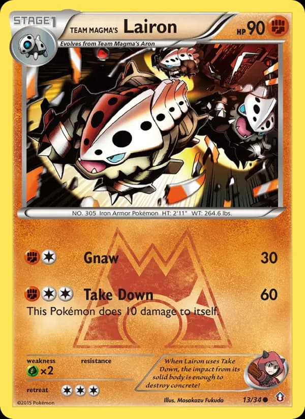Team Magma's Lairon #13 — Double Crisis