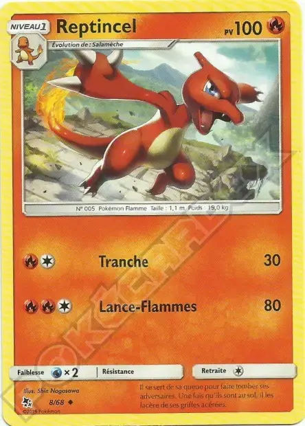 Carte Pokémon Reptincel #008 Stamp V1 — Destinées Occultes