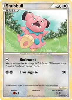 Carte Pokémon Snubbull #71 — L'Appel des Légendes