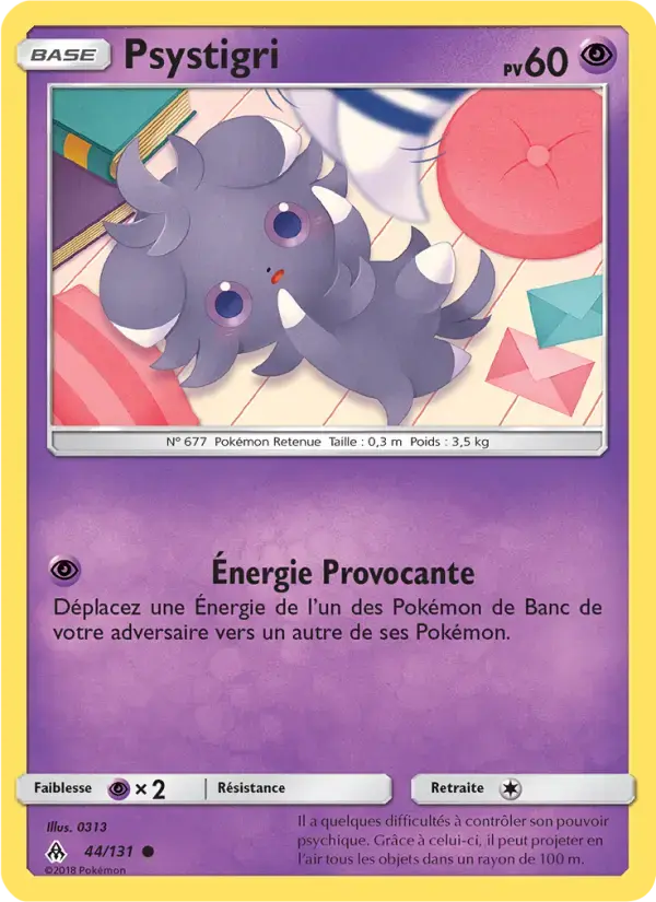 Carte Pokémon Psystigri #44 — Lumière Interdite