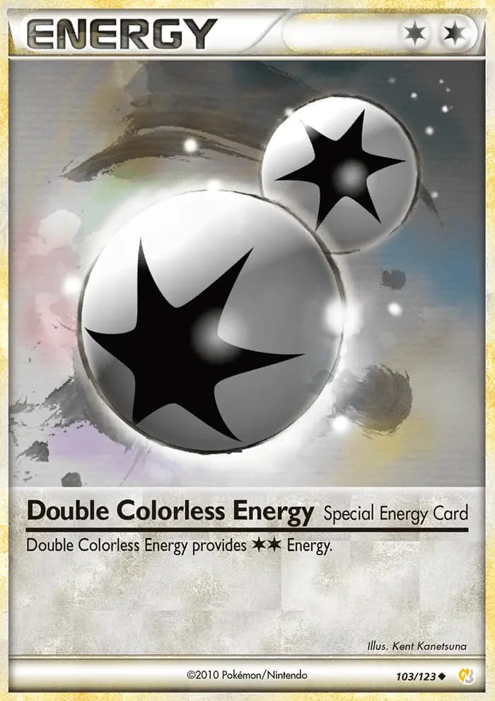 Double Colorless Energy #103 — HeartGold SoulSilver