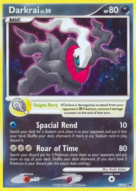 Carte Pokémon Darkrai #DP24 — Jumbo