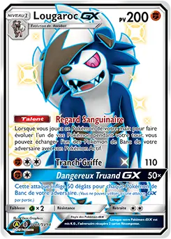 Carte Pokémon Lougaroc-GX #SV66 — Destinées Occultes