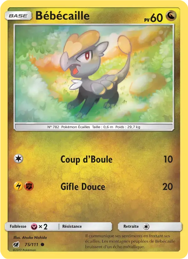 Carte Pokémon Bébécaille #75 — Invasion Carmin