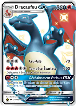 Carte Pokémon Dracaufeu-GX #SV49 — Destinées Occultes