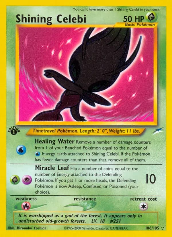 Shining Celebi #106 — Neo Destiny