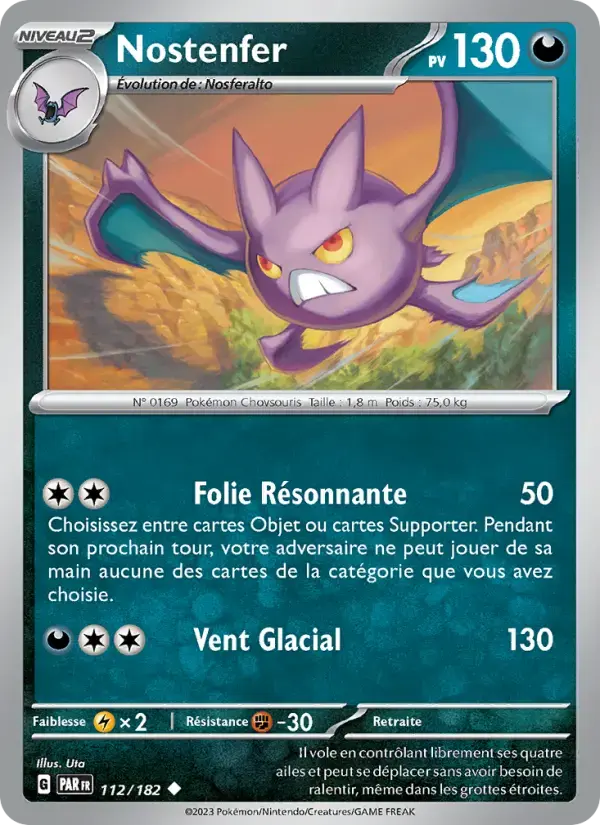 Carte Pokémon Nostenfer #112 — Faille Paradoxe
