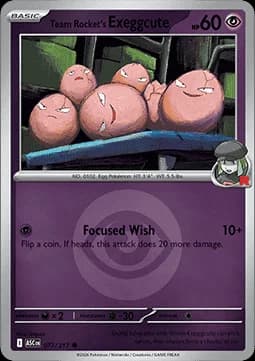 Team Rocket's Exeggcute #077 Non Holo — Ascended Heroes