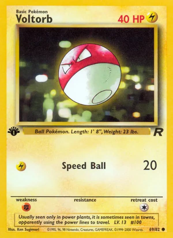 Voltorb #69 — Team Rocket