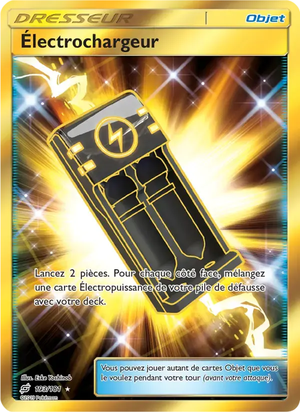 Carte Pokémon Électrochargeur #193 — Duo de Choc