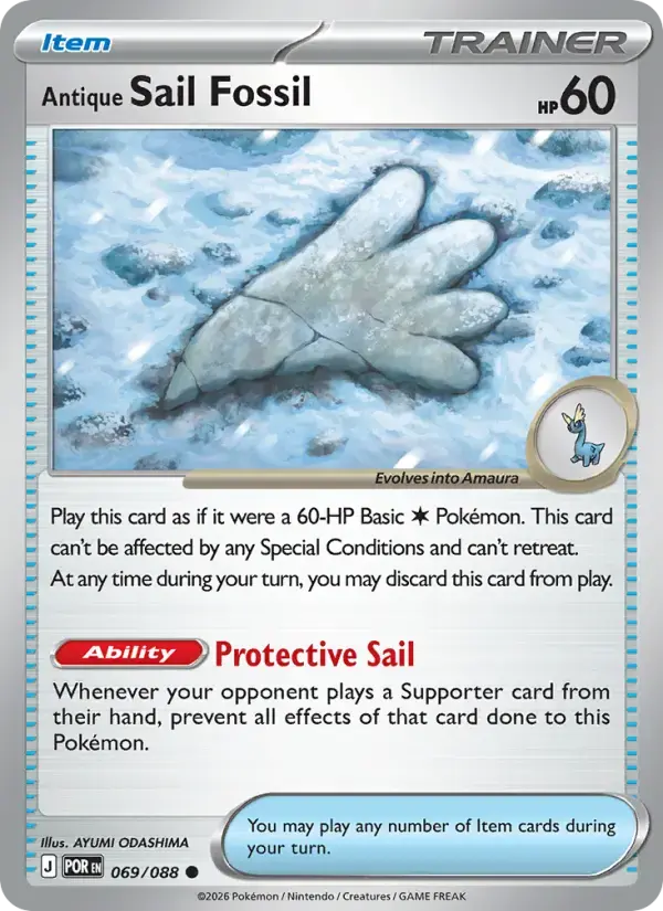 Antique Sail Fossil #069 — Perfect Order