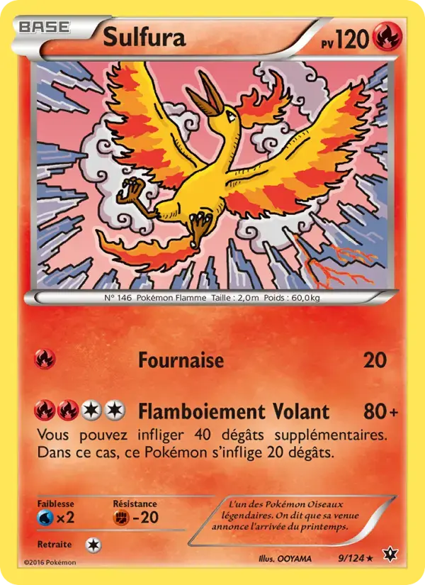 Carte Pokémon Sulfura #9 — Impact des Destins